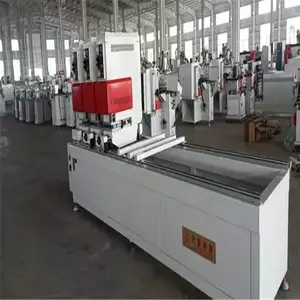 做美式型材需要用到几台设备 提拉窗加工设备 塑钢门窗机器