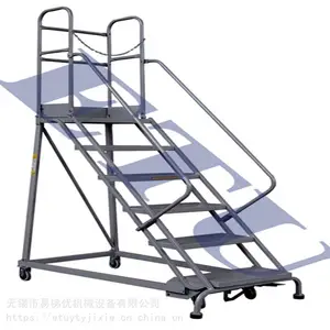 欧式钢制可拆装带自动驻地刹车的移动取货梯-ETU易梯优,行家选择!