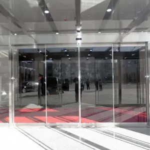 海峰钢化玻璃感应门自动门铝合金电动窄边款式新颖酒店办公楼可用