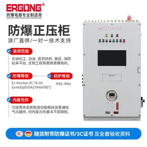 防爆显示屏电脑柜正压柜配电柜控制柜PLC触摸屏配电柜通风型PXK柜 出口ATEX正压防爆机柜