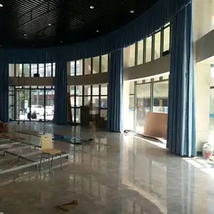 北京房山窗帘定制 办公窗帘会议窗帘防火电动窗帘