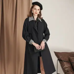 韩版欧美欧美外套大码女士风衣商场专柜撤柜女装货源折扣批发市场