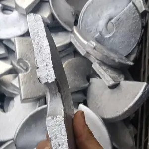 500克炼钢铝块/600克钢厂炼钢脱氧铝块/半圆形脱氧铝块