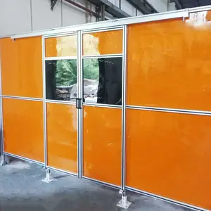 弧焊房焊接防护屏焊接车间设备防护屏风电焊防护屏设计