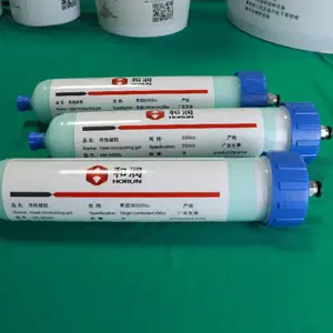 6w汽车电子硅胶缝隙填充导热材料5W高导热散热泥膏固态绝缘导热凝胶