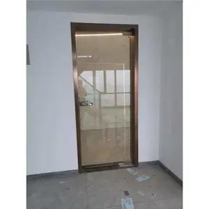 娄烦县不锈钢玻璃门设计 不易生锈 加厚板材