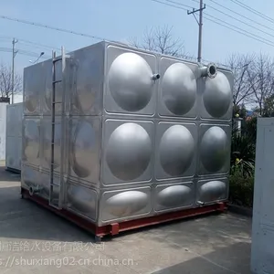 不锈钢方形圆柱形水箱、保温水箱、消防水箱、空气能水箱、消防泵组、气压罐