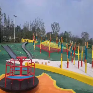 秋千系列蹦床_儿童组合滑梯安装_游乐场设备制作