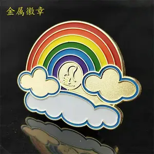 厂家生产锌合金金属胸针定做 毕业礼物 金属徽章定制