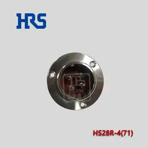 HRS圆形 连接器 HS28R-4(71) 插座 4针脚 外壳表面镀镍