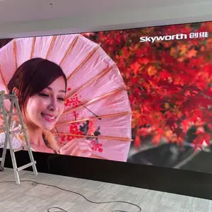 户内全彩LED电子拼接大屏幕壁挂高清显示屏维修调试