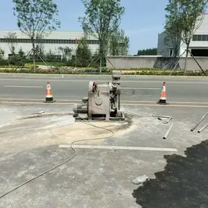 山东枣庄地基注浆加固 道路地基下沉 道路塌陷修复 工程施工