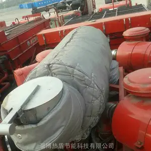 油田压裂车隔热套,防烫防护,隔音降噪,材料环保,热盾定制
