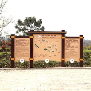 旅游景区户外导览图/全景图/景点介绍标识标牌制作