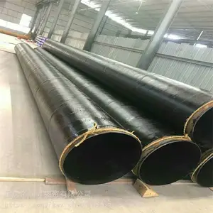 重庆废水处理环氧煤沥青防腐钢管 污水处理一布四油防腐螺旋钢管厂家