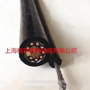 HR行车自承式钢索电缆 上海格采电动葫芦手柄电缆