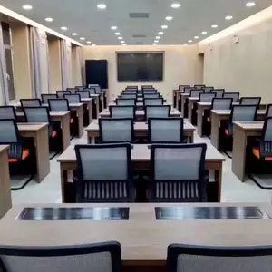 液晶屏升降器会议桌无纸化升降台超薄显示屏电动升降支架一体机