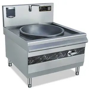 鼎龙电磁大锅灶 DLB-15KW-B 单头大锅电磁灶 700大锅炒菜炉 煲汤炉