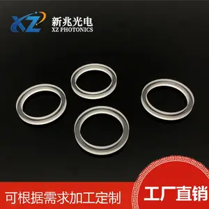 高精度环形玻璃光学圆环镜片仪器窗口耐高温异形环形玻璃加工定制