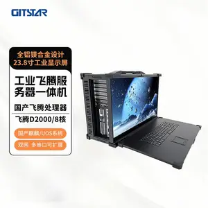 GITSTAR集特 国产信创飞腾D2000加固便携式23.8寸一体机GDC-2381