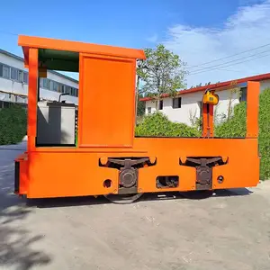 安矿架线式矿用电机车 煤矿井下牵引机车 承载力强 600轨距
