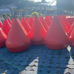 海上水域供应***浮体浮锥太阳能警示灯浮标
