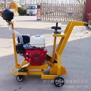 支持出口手拉式沥青路面裂缝开槽机 沥青路面修补开槽机 倒拉式汽油沥青开槽机 柴油路面开槽机厂家