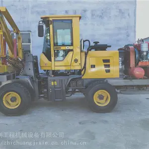 智创围栏打桩机_工程护栏打桩机_公路波形打桩机***
