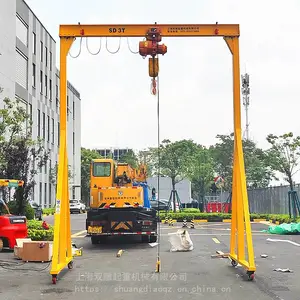 移动式手推龙门架轻小型龙门吊起重机吊机车间模具吊尺寸定制工厂安装