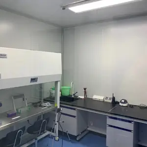 武昌高校万级实验室施工防静电PVC地板吊顶隔断物理实验室
