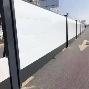 驻马店沁阳县新型装配式钢结构围挡 施工临时围蔽挡板