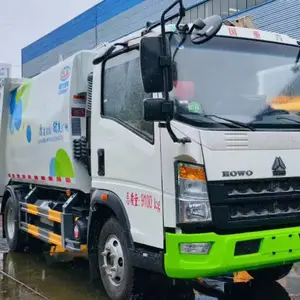 程力7方纯电动后装压缩式垃圾车 绿牌免征环卫清运车 新能源垃圾车