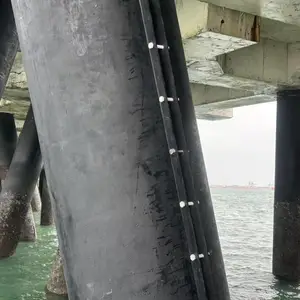 玻璃钢形态 防蚀保护罩 码头钢管桩 矿脂包覆涂层
