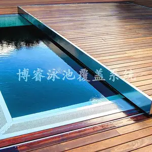厂家定制设计生产安装 电动泳池盖板 全自动温泉平移平台 儿童