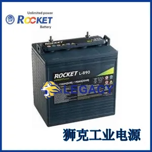 火箭ROCKET蓄电池L-105牵引型6V225AH高尔夫球车用动力电瓶