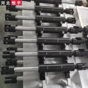 恒宇加工1.6米钢珠自锁式液压油缸 plc控制载重2吨液压缸