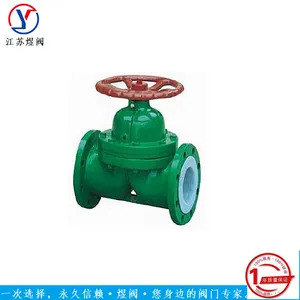 衬氟隔膜阀G41F46-16C手动衬氟法兰隔膜阀