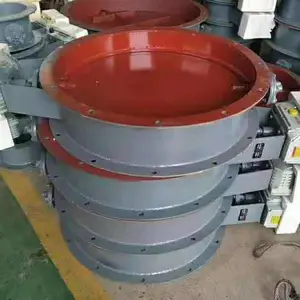 泊头创思环保生产通风蝶阀手动通风蝶阀圆口500mm