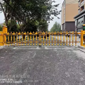 电动道闸三层栅栏道闸