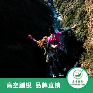室外双人蹦极器械 拓展基地游乐设施 历奇探险设备生产