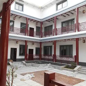 中式风格锌钢栏杆阳台栏杆