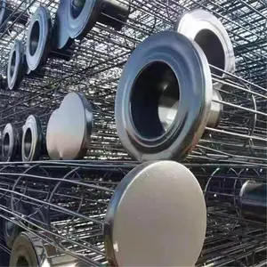 不锈钢除尘布袋骨架有机硅笼骨工业脉冲除尘器涤纶除尘滤袋