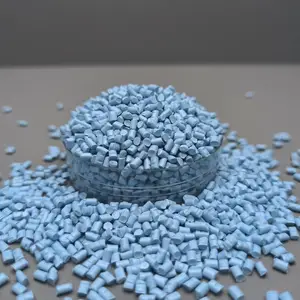 PE浅蓝色母粒,线缆挤出用,添加比例2%