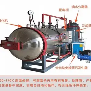 养殖场屠宰场屠宰废弃物无害化处理设备 电加热蒸汽灭菌机 支持定制