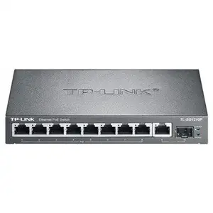 TP-LINK TL-SG1210P全千兆8口POE交换机标准48V供电带光口监控用