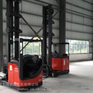 义乌二手电动叉车 仓储进口高位电动叉车 林德举高8米侧面坐式前移电动叉车低价