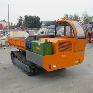 新型农用履带运输车 工程矿用自走式运输车 自卸式果园运输车