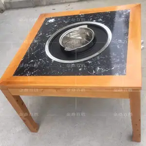 成都金鼎百胜涮烤桌餐饮桌火锅烧烤桌