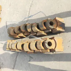 合金锻打高锰钢高铬双金属复合锤式破碎机锤头