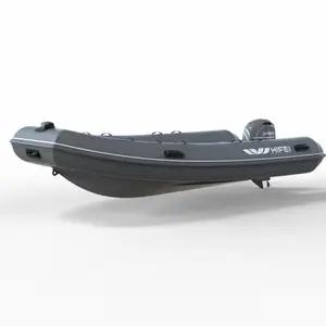 大禹牌RIB艇320铝合金船体PVC海帕龙充气浮筒钓鱼船